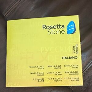 Rosetta Stone Italiano Backup Discs - Yellow